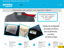 Tablet Screenshot of jericho-etiquettes.com